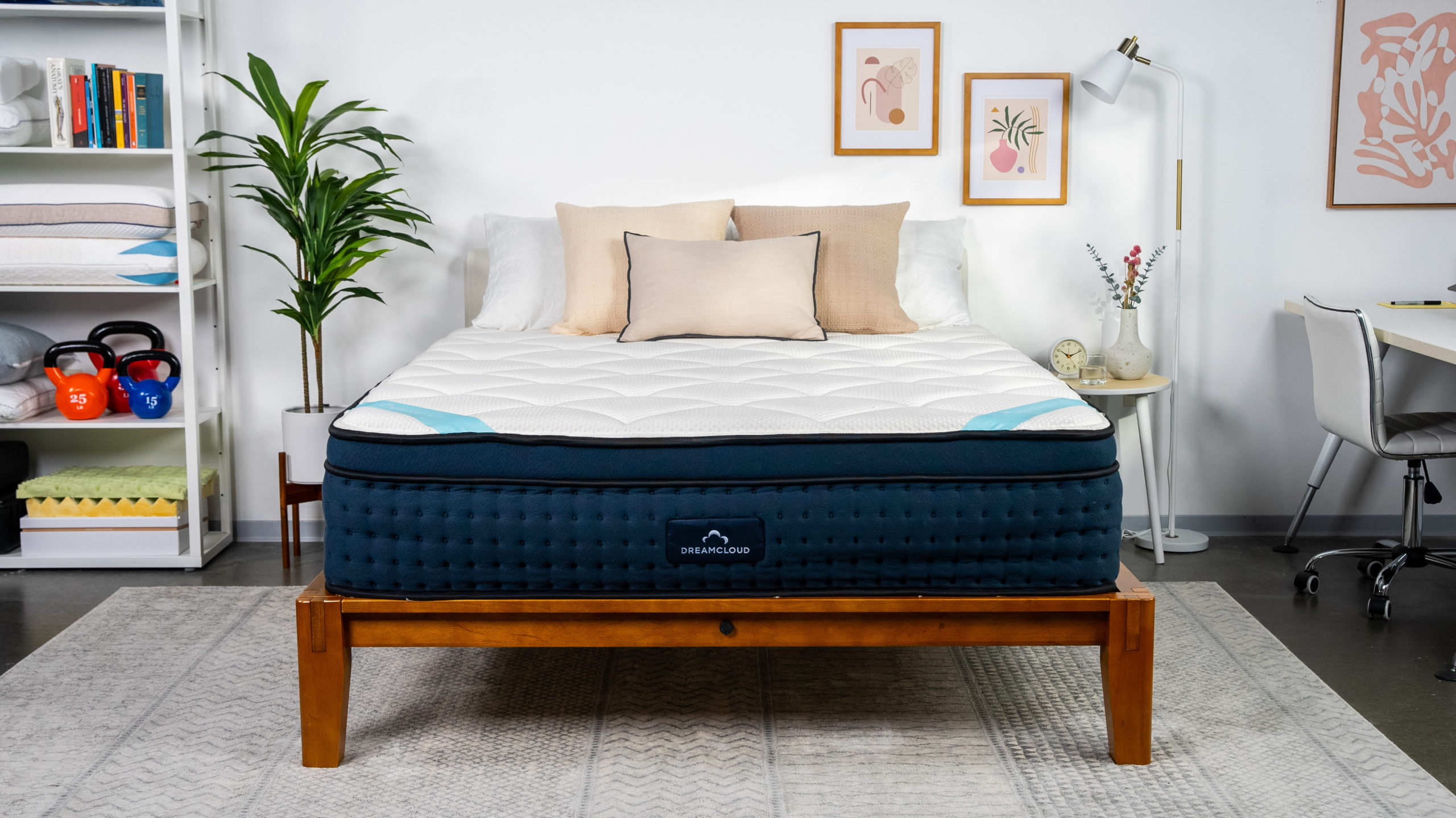 dreamcloud mattress on bed