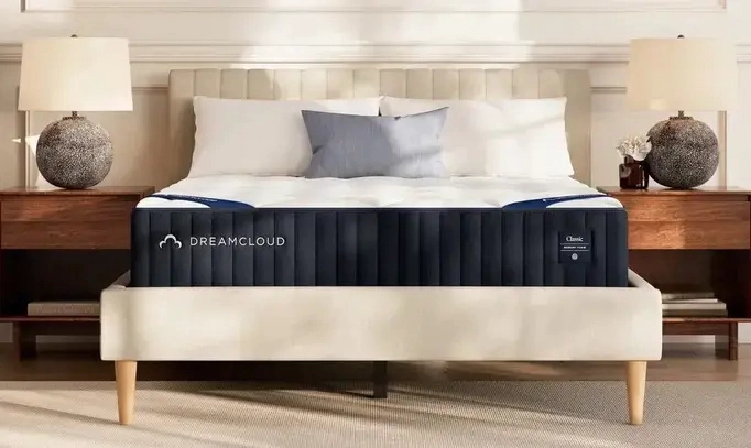 dreamcloud mattress on bed